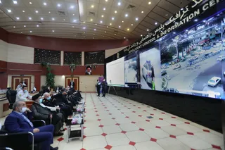 تصاویر بازدید از مرکز اطلاعات و کنترل هوشمند ترافیک پلیس راهنمایی و رانندگی