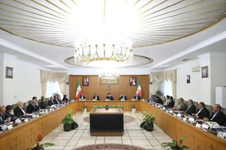 جلسه هیئت دولت
