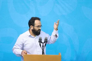 تصاویر اجتماع مردمی هسته های جهاد , پیشرفت در حسینیه جماران