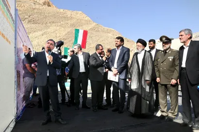 تصاویر بهره‌برداری از پروژه آزادراه شیراز-اصفهان