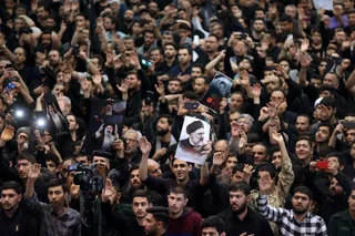 آیین گرامیداشت و وداع با پیکر مطهر رئیس جمهور شهید و همراهان در مصلی تهران