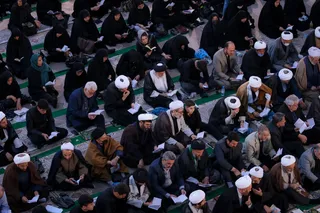 تصاویر سخنرانی درمراسم احیای شب بیست و یکم رمضان ، حرم امام خمینی (ره)