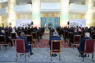 تصاویر مراسم سالگرد پیروزی انقلاب اسلامی با حضور سفرای خارجی مقیم ایران