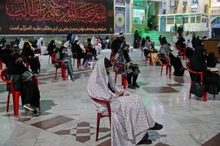 حضور حجت‌الاسلام والمسلمین رئیسی در مراسم شب قدر در امامزاده صالح(ع) تهران