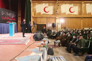 تصاویر دیدار رئیس جمهور با نخبگان ، علماء ، خانواده شهدا ، ایثارگران و جمعی از اقشار مختلف مردم