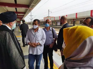 تصاویر سفر به استان البرز با قطار شهری