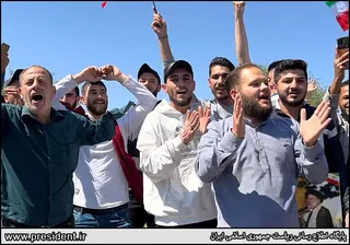 تصاویر استقبال جمعی از شهروندان سوری از آیت‌الله رئیسی