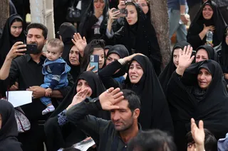 مراسم تشییع پیکر رئیس جمهور شهید و همراهان در بیرجند