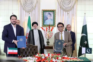نشست خبری مشترک با نخست وزیر پاکستان