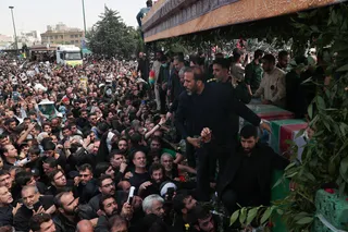 مراسم تشییع پیکر رئیس جمهور شهید و همراهان در تهران