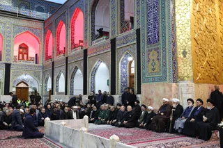 مراسم تشییع پیکر رئیس جمهور شهید و همراهان در مشهد