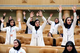 تصاویر آیین تجلیل از بانوان مدال آور ورزش ایران اسلامی