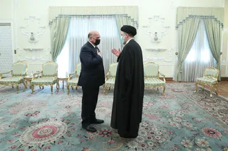 تصاویر دیدار وزیر امور خارجه عراق با آیت‌الله رئیسی