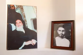 تصاویر بازدید از خانه پدری امام خمینی (ره) در خمین