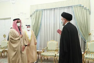 تصاویر دیدار مشاور امنیت ملی امارات متحده عربی با آیت‌الله رئیسی