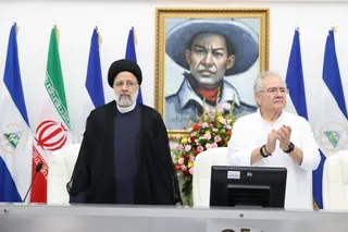 تصاویر سخنرانی در جمع نمایندگان مجلس ملی نیکاراگوئه