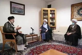 تصاویر دیدارهای امروز آیت‌الله رئیسی با مراجع عظام
