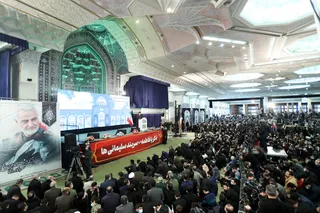 تصاویر مراسم بزرگداشت دومین سالگرد شهادت سردار حاج قاسم سلیمانی