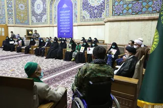 تصاویر دیدار با خانواده شهدای انقلاب اسلامی، دفاع مقدس و مدافع حرم استان خراسان رضوی