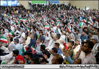 تصاویر سخنرانی در اجتماع پرشور مردم شادگان
