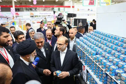 تصاویر بازدید از فروشگاه بزرگ محصولات صادراتی ایرانی «مگاسیس» در کاراکاس