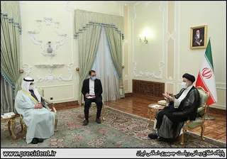 تصاویر دیدار وزیر امور خارجه کویت با آیت الله رئیسی