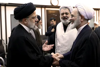 تصاویر دیدار با جمعی از علما و اعضای جامعه مدرسین حوزه علمیه قم