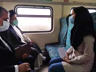 تصاویر سفر به استان البرز با قطار شهری
