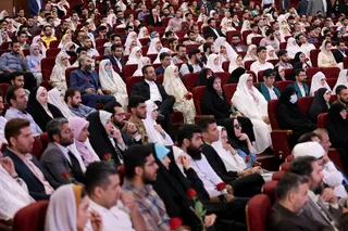 تصاویر آیین گرامیداشت هفته ازدواج