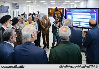 تصاویر افتتاح فاز یک شرکت پالایش گاز هویزه خلیج فارس