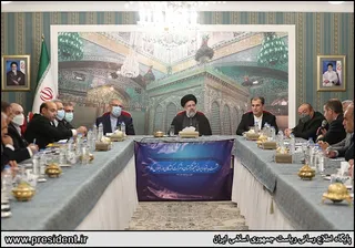 تصاویر نشست بازرگانان ایرانی مقیم عشق آباد با دکتر رئیسی