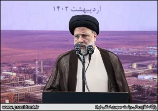 تصاویر افتتاح فاز یک شرکت پالایش گاز هویزه خلیج فارس
