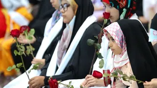 تصاویر جشن میلاد حضرت معصومه (س) و روز دختر