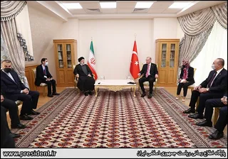 تصاویر دیدار رئیس جمهور ترکیه با دکتر رئیسی