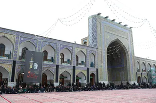مراسم تشییع پیکر رئیس جمهور شهید و همراهان در مشهد