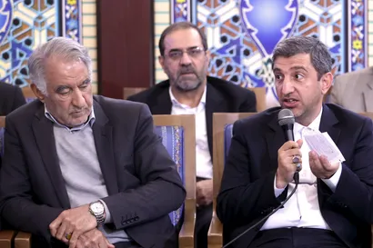 نشست رمضانی با جمعی از خیرین