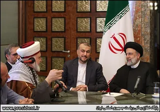 تصاویر نشست با جمعی از اندیشمندان فلسطینی