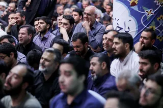 مراسم گرامیداشت رئیس جمهور شهید و همراهان در مسجد ارگ
