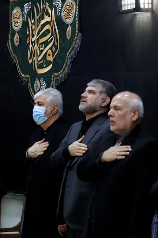تصاویر مراسم تشییع پیکر مهندس رستم قاسمی در نهاد ریاست جمهوری