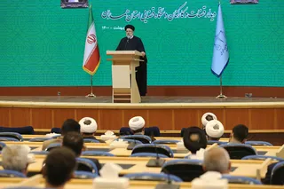 دیدار حجت‌الاسلام والمسلمین رئیسی با قضات و کارکنان واحدهای قضائی استان همدان