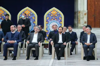 تصاویر تجدید میثاق آیت الله رئیسی و اعضای هیأت دولت با آرمان‌های امام راحل و شهدای انقلاب اسلامی