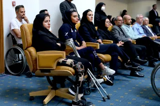 تصاویر مراسم تجلیل از مدال آوران و قهرمانان ورزشی