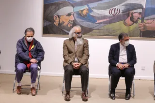 تصاویر دیدار با هنرمندان هنرهای تجسمی ایران