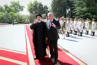 تصاویر استقبال رسمی آیت‌الله رئیسی از رئیس جمهور تاجیکستان