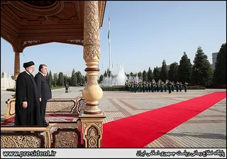 تصاویر استقبال رسمی امامعلی رحمان از آیت الله رئیسی