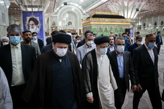 تجدید میثاق رئیسی با امام(ره) و شهدا