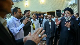 نشست  نشست با جمعی از علما و سران طوایف جنوب سیستان و بلوچستان