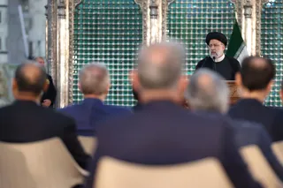 تصاویر تجدید میثاق رئیس جمهور و اعضای هیئت دولت با آرمان‌های امام راحل و شهدای انقلاب اسلامی