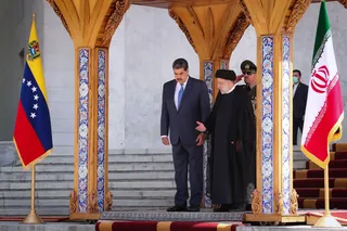 تصاویر استقبال رسمی از رئیس جمهور ونزوئلا