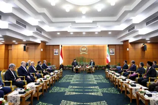 تصاویر دیدار با رئیس مجلس مشورتی خلق اندونزی